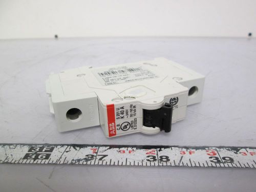 New ABB S201U-K40 Single Pole Circuit Breaker 240VAC 40A DIN Mountable