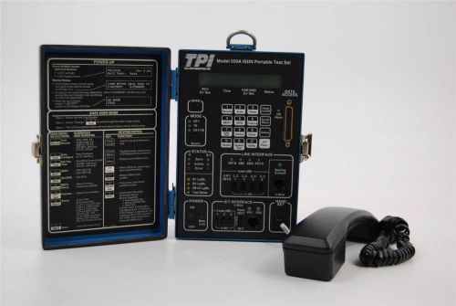 TPI Tele-Path 550A Industrial Portable Analytical ISDN Portable Test Set w/Case