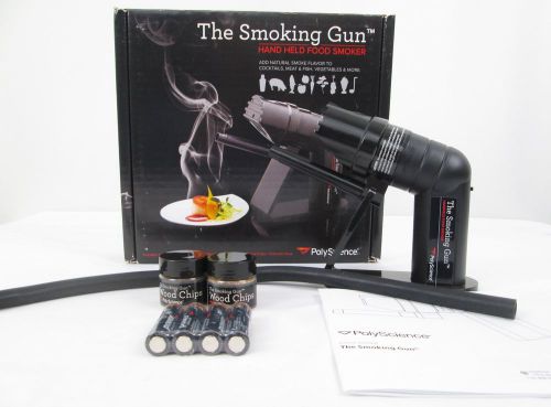 Polyscience The Smoking Gun Professional Handheld Indoor Smoker w/ Wood Chips!!