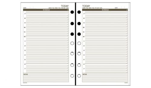Day Runner Today Daily Undated Calendar Pages Item #061-120