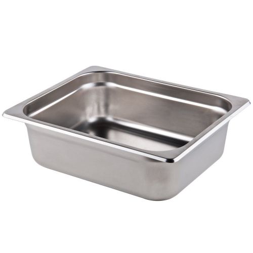 1/2 size stainless steel steam table / hotel pan 4&#034; deep for sale
