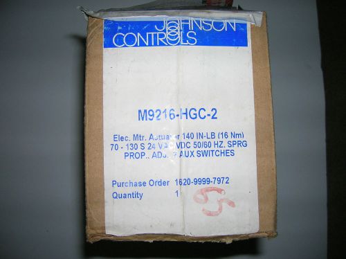 Electric Motor Actuator 140 in-lb Johnson Controls M9216-HGC-2