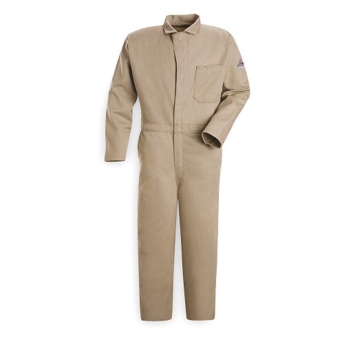 FR Contractor Coverall, Khaki, XL, HRC2 CEC2KH  LN/46