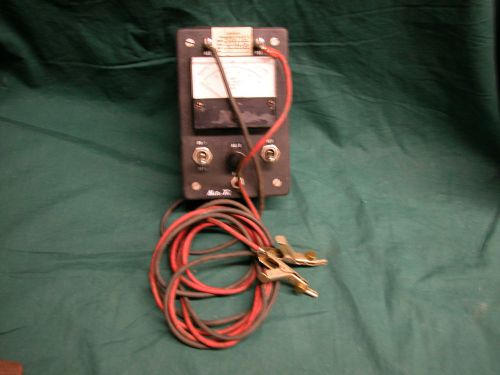 METRO TEL MT-8455 KICK METER W / VOLTMETER OHMMETER &amp; POLARITY REVERSING SWITCH