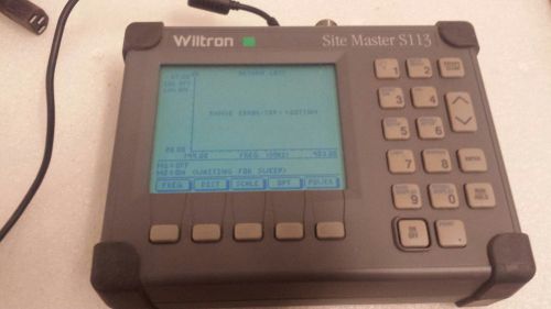 Anritsu Wiltron Site Master S113 Cable Tester