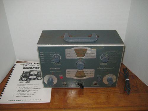 Vintage superior tv50a signal generator, works! for sale