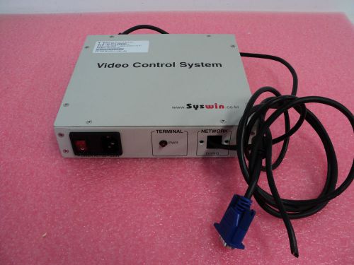 SYSWIN VIDEO CONTROL SYSTEM TSK RCS MODIFY