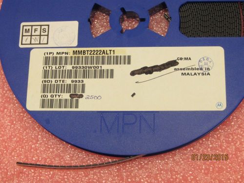 (2500) ON SEMICONDUCTOR TRANSISTORS NPN 40V MMBT2222ALT1