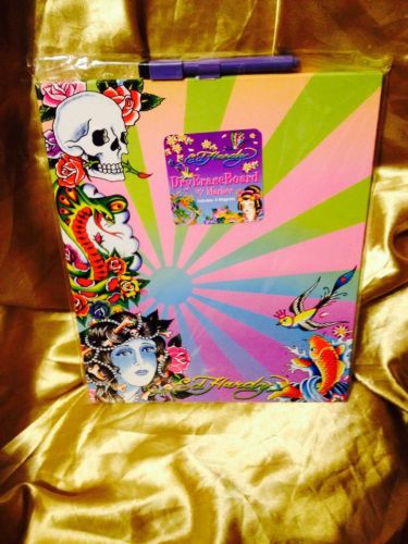 Ed Hardy Decoration Dry Erase Board Skull Woman Snake