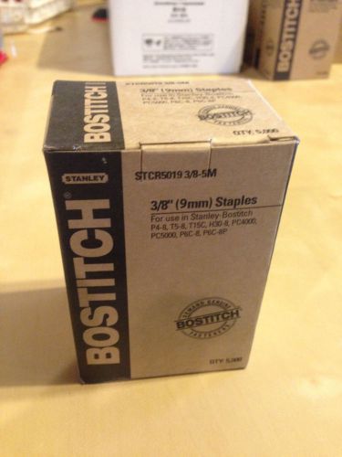 Stanley Bostitch STCR5019 3/8-5M Power Crown Staples-3/8&#034; STAPLES - 5000 per Box