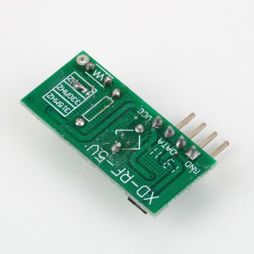 RF transmitter and receiver link kit for Arduino/ARM/MC?U remote control OR