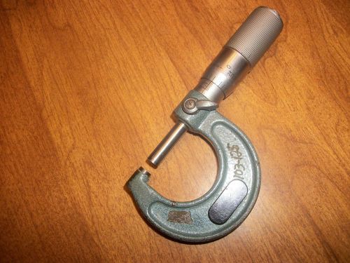 Mitutoyo 0-1 inch micrometer .0001 carbide l@@k no reserve machinist tool l@@k. for sale