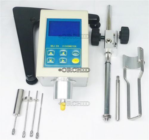 Rotary Viscometer Digital Display 1PC Meter NDJ-5S Viscosity Fluidimeter cupv