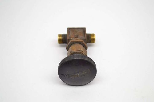 WHITEY 1VS6 1/4 IN NPT BRASS THREADED NEEDLE VALVE B408236