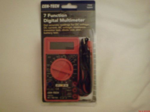 Cen-Tech 7 Function Multi-Tester Item 90899