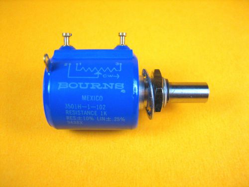 Bourns -  3501H-1-102 -  Precision Potentiometer, Resistance 1K