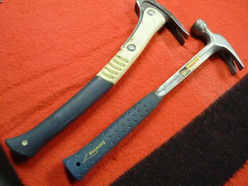 LOT of 2 - ESTWING WEIGHT FORWARD 21 oz + ESTWING FRAMING HAMMER 22oz GOOD