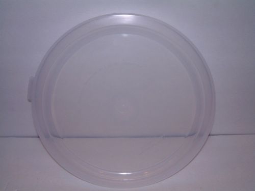 6x Carlisle Polypropylene Clear Food Storage Container Lids 12/18/22 Quart 6 Lid