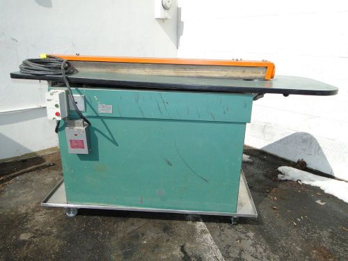 Ritter R700 2HP 4&#034;x 60&#034; Double Edge Sanding Belt Sander Edger Machine Door Tilt