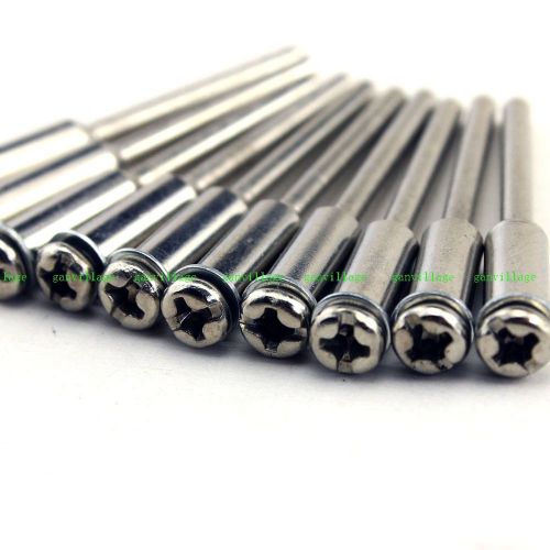 10pcs 2.35mm Shank Diamond Cutting Arbor Mandrel For Rotary Tool Cut-Off Wheel