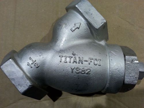 Titan y strainer, ys82ss, 1 1/2&#034; for sale