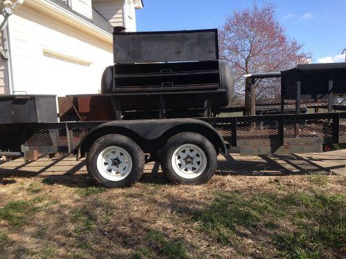 Barbeque BBQ Smoker Grill Trailer Fryer Competition