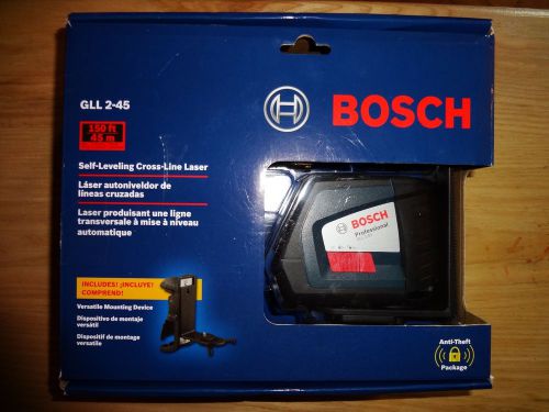 BOSCH PROFESSIONAL GLL 2-45  SELF-LEVELING ALIGNMENT LASER NEW