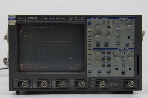 LECROY 9384M 1GHZ / 4 CHANNEL OSCILLOSCOPE