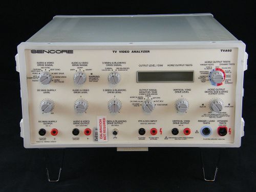 SENCORE TVA92 TV VIDEO ANALYZER VIDEO GENERATOR. SHIPS FREE!!