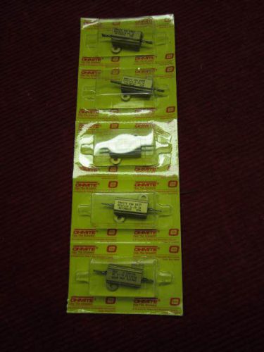 Lot of five Ohmite 825FR10 Wirewound Resistors