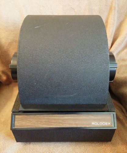 Vintage Rolodex Rotary File System Desk Address Phone Organizer Business