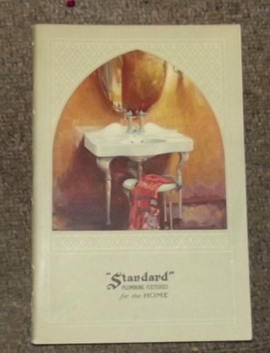 1920&#039;s Standard of Pittsburg  Plumbing fixture  catalog No reserve