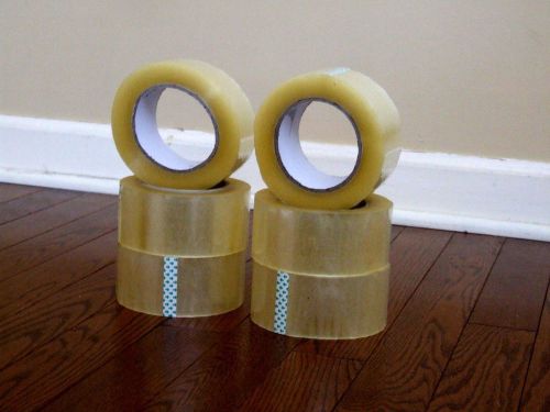 6 Roll of Carton Sealing Packing Tape 2.5&#039;&#039;X150Yard