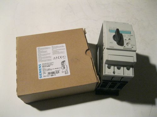 SIEMENS 3RV1031-4FA10 MOTOR STARTER PROTECTOR CIRCUIT BREAKER BNIB 40AMPS MAX.