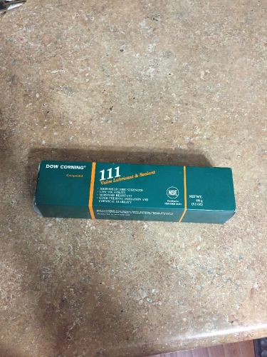 New in box nib dow corning 111 valve lubricant &amp; sealant 5.3oz tube for sale