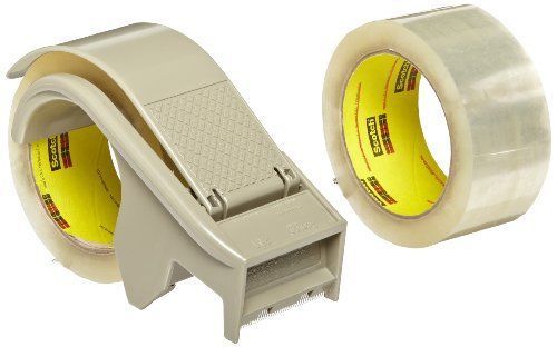 Scotch Box Sealing Tape with Dispenser PSD1 Clear  48 mm X 50 m