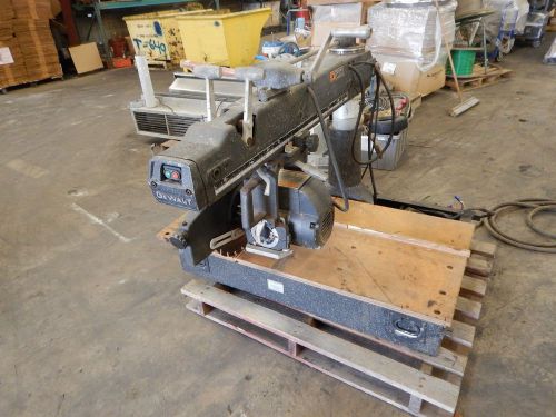 Dewalt 16&#034;  radial arm saw 5 hp 208-230/460 volts 3 phase model 3561 b&amp;d for sale