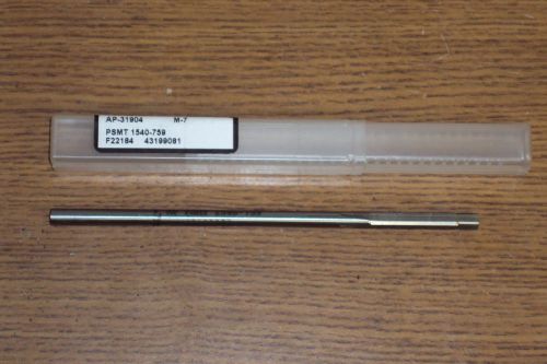 New alvord polk chucking reamer 4 flute hss .2530  m7 1/4 &#034; inch ap -31904 for sale