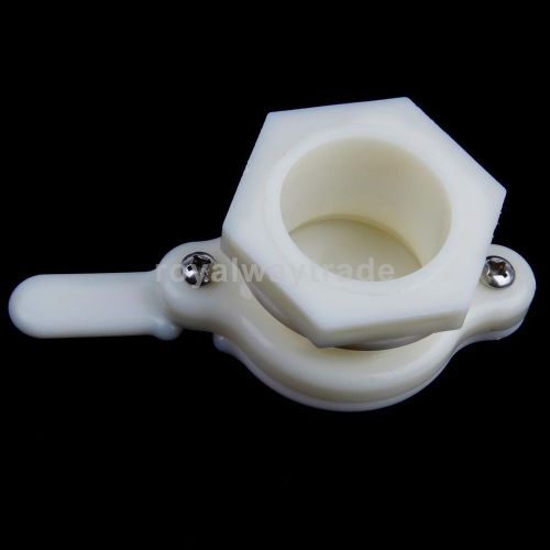 38mm Functional White Plastic Hive Honey Gate Valve Extractor Beekeeper Tool