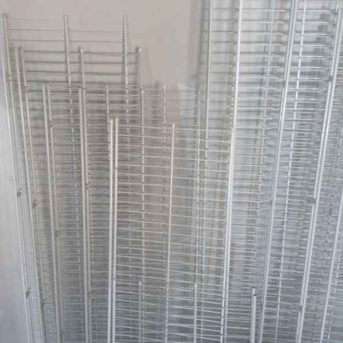 Metal storage shelving - white for sale