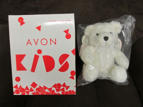 2001 Avon Inspirational Singing White Angel Bear