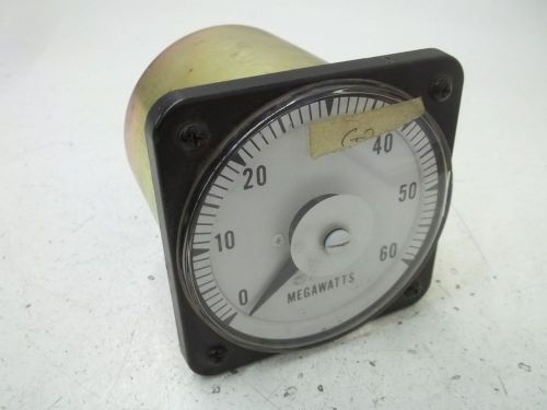 EIL YE/103191HEXX PANEL METER 0-60 *USED*