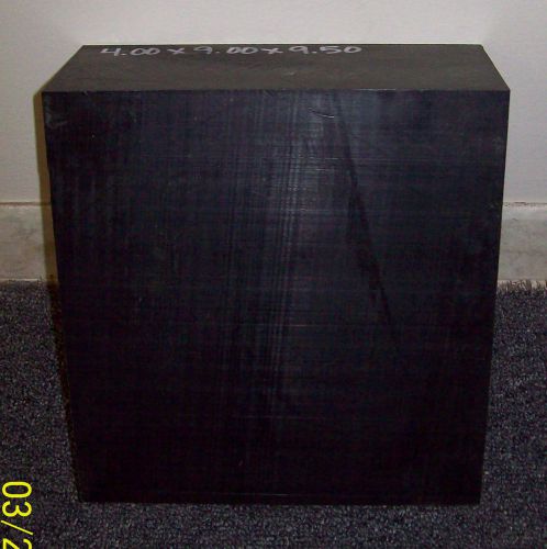 UHMW Virgin Black Sheet  4.00&#039;&#039; thick  x  9.00&#039;&#039; x  9.50&#039;&#039; CNC