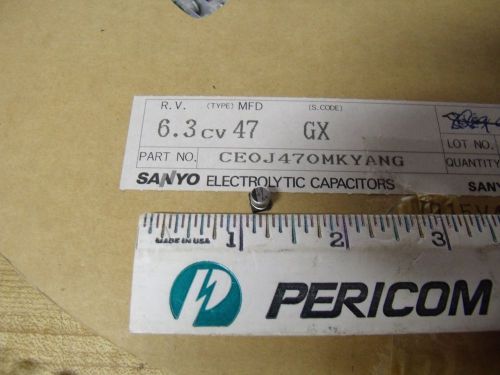 Capacitor 47 uF @ 6.3V SMT Lot of 20