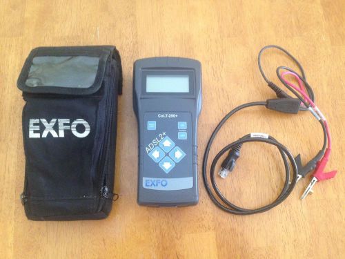 CONSULTRONICS EXFO COLT ADSL2 ADSL 250+ DSL TEST SET NOISE ATTENUATION BIT RATE