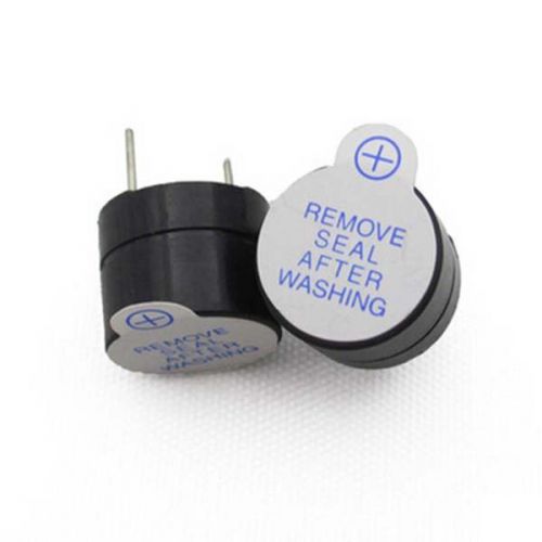 10pcs 5v Active Buzzer Magnetic Long Continous Beep Tone Plastic pipe NEW