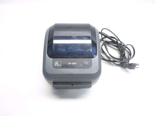 ZEBRA ZP450 THERMAL BARCODE LABEL PRINTER 100-240V-AC D496997