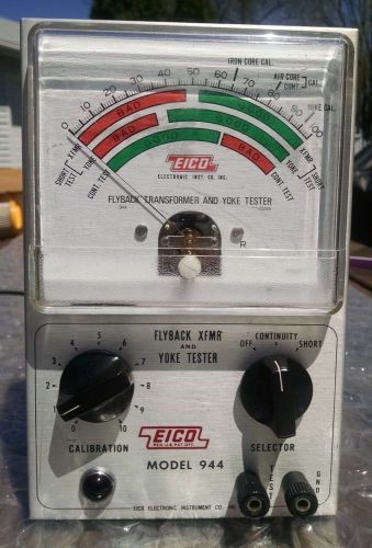 Vintage Eico Model 944 Flyback Transformer &amp; Yoke Tester , Great Condition.