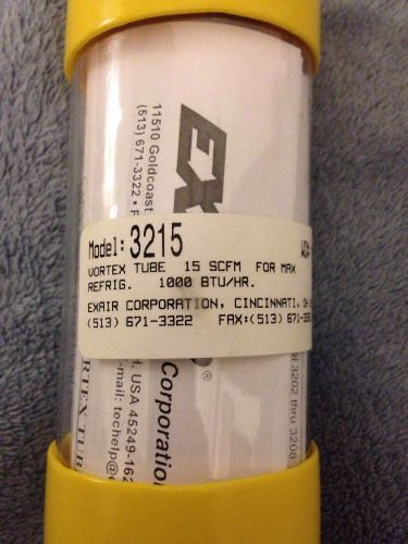 EXAIR 3215 Vortex Tube,SS,15 CFM,1000 BtuH.  NIB