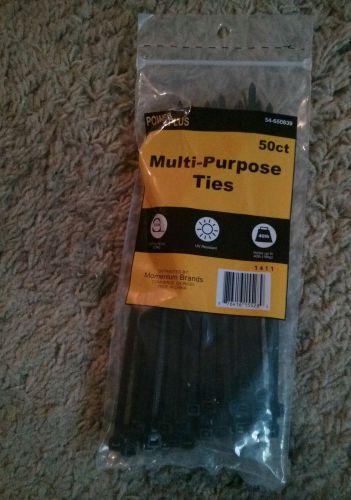 50ct Multi-Purpose Zip Ties (7.5inch)